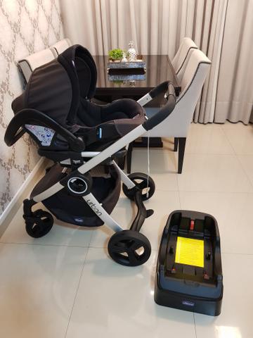 Kit 3 em 1 Chicco Urban, com base para o carro - Foto 6
