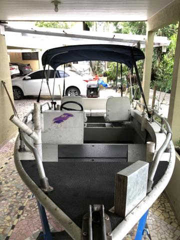 Lancha Tocantins 16 pés c/ motor 50hp - Foto 4
