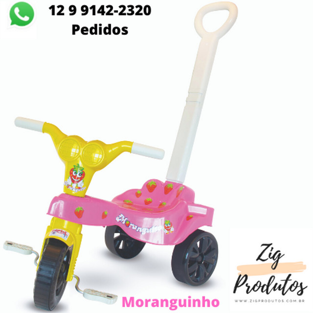 Triciclo Infantil Velocipe Bob Com Empurrador - Promoção Produtos Novos - Foto 3