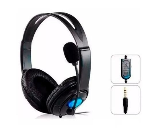 Fone Ouvido Gamer Com Microfone pra Manete Ps4 Celular Jogo Online Celular - Foto 5