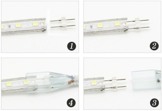 Mangueira de Led Chata 110v 100metros (Branco Quente) - Foto 2