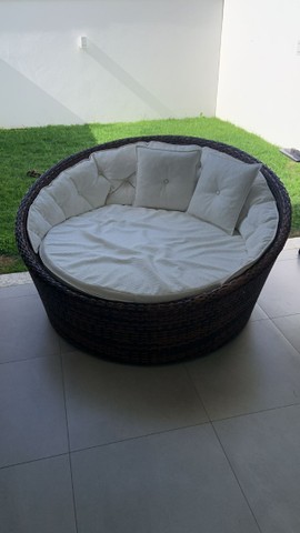 Chaise / sofá área externa - Tecido náutico (Usado)