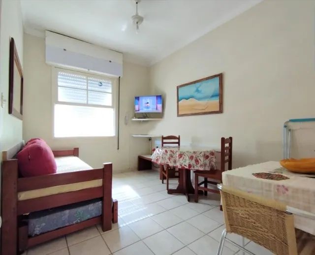 Maravilhoso apto 1 qto para temporada, frente praia, Embaré, Santos - Foto 8