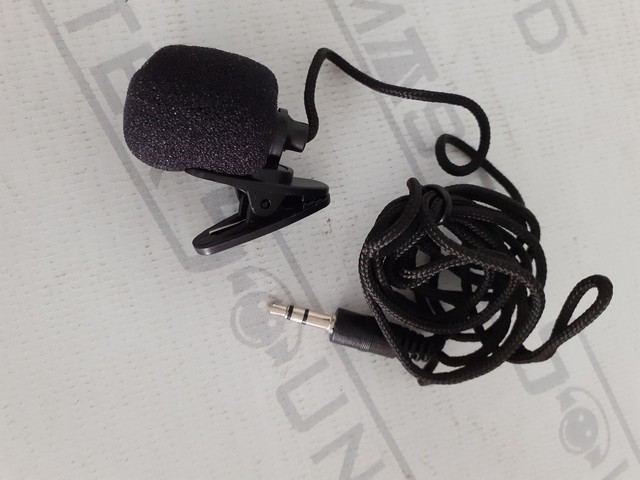 Microfone de lapela. Tomate. Novo. - Foto 3