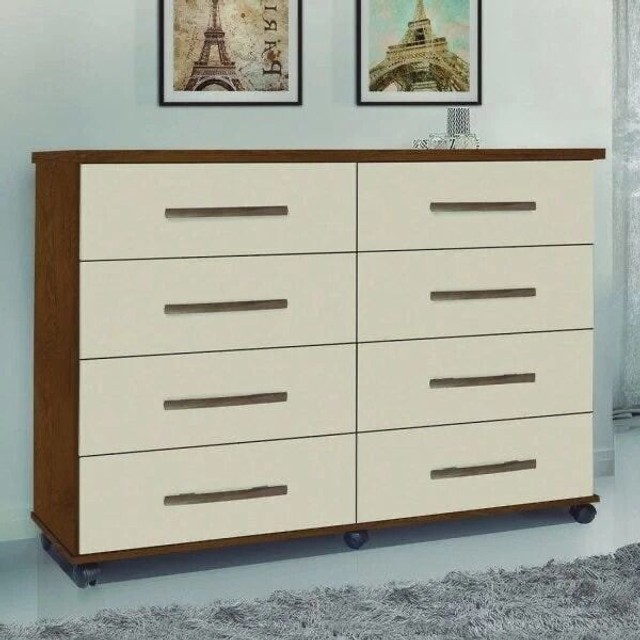 Cômoda com 8x gavetas nova montagem grátis valor 599,99 - Foto 3