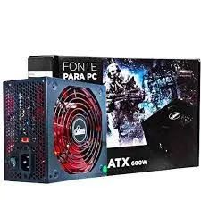 (NOVO) Fonte para Pc ATX 600W Cowboy