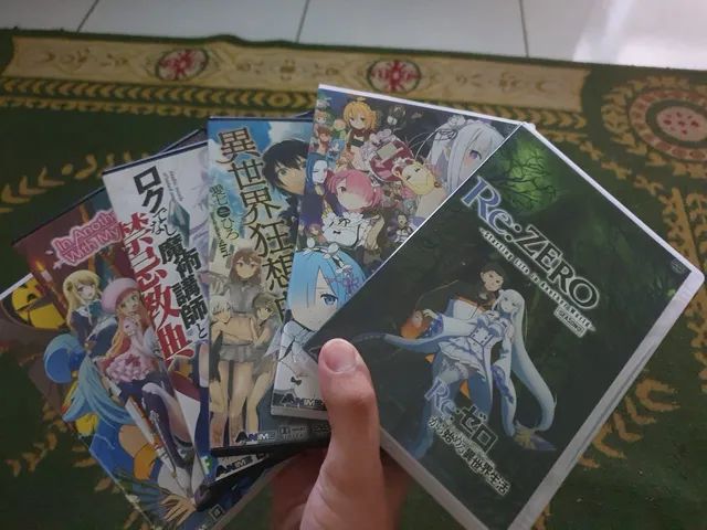 Box Dvd Konosuba E Filme + Re Zero 1 E 2 + Death March + 2