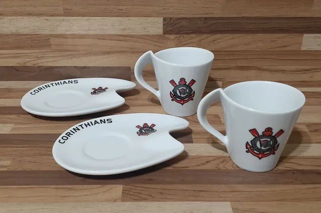 Louça Café Casal Corinthians 