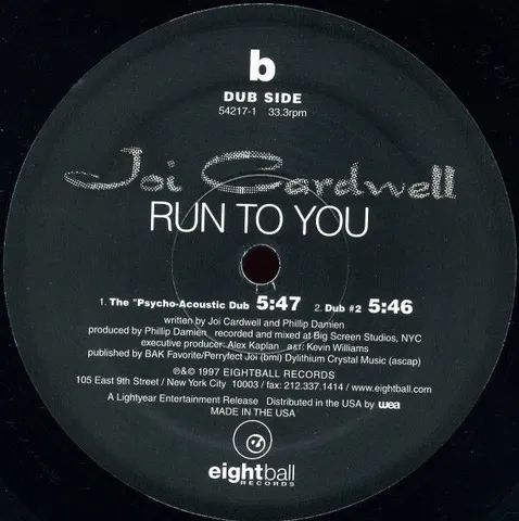 LP JOI CARDWELL RUN TO YOU REMASTER1997  importado E.U.A - Foto 4