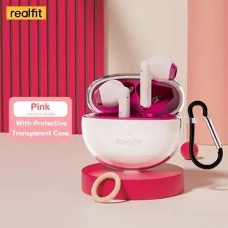 Fone real rosa novo