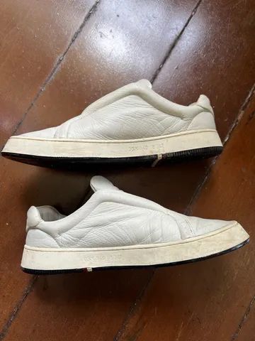 Tenis Couro Osklen Branco (sem cadarço) - Foto 4