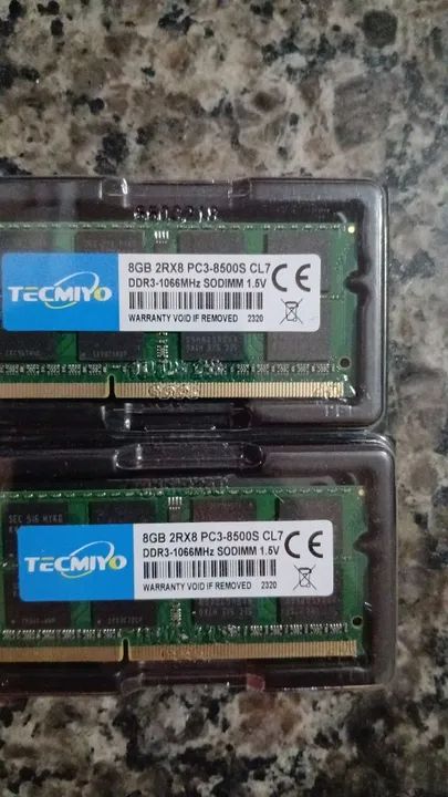 MEMÓRIA RAM DDR3 8 GB FREQUÊNCIA 1066 PRA NOTEBOOK  - Foto 6