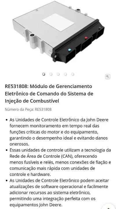 Controle de Motor Deere RE531808 - Foto 6