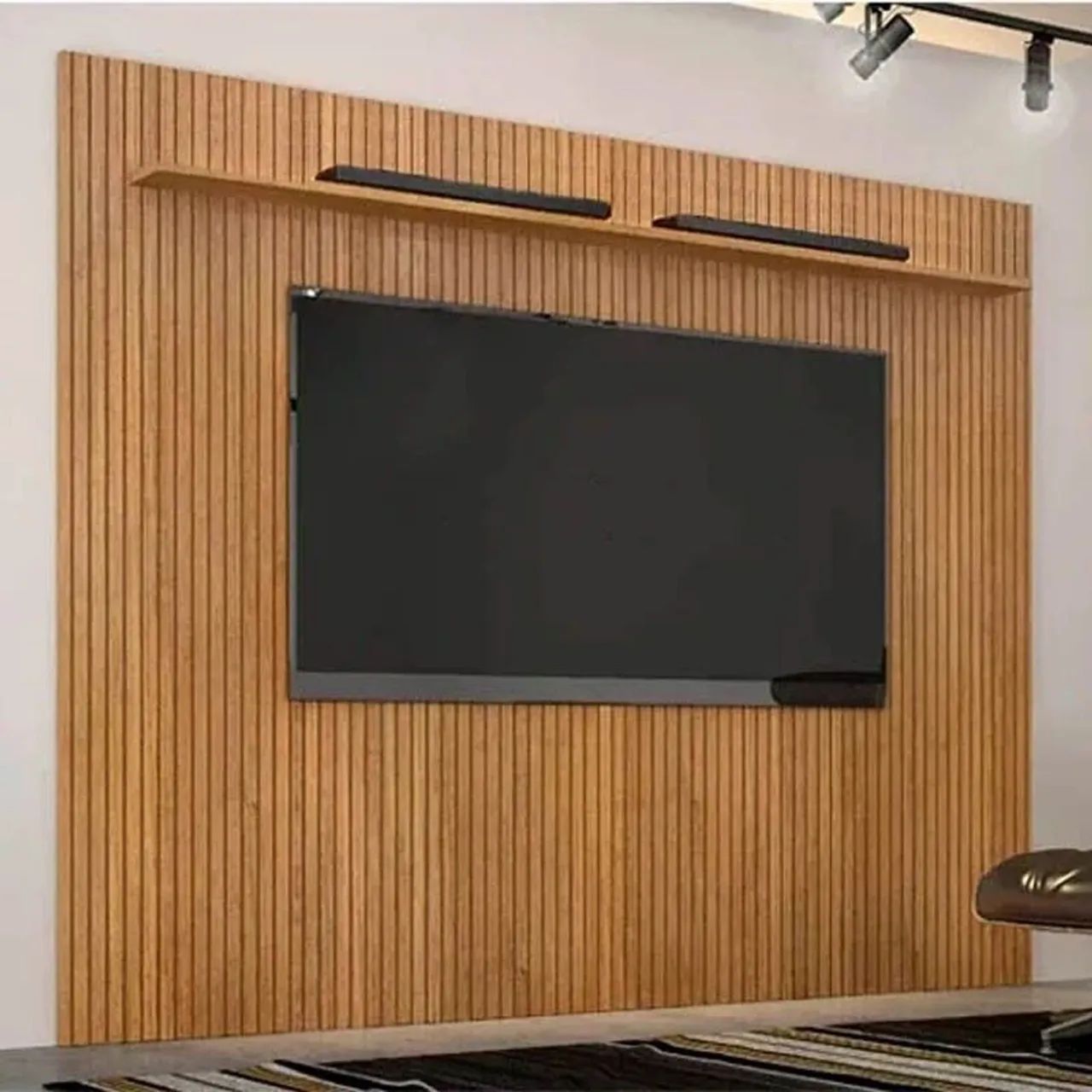Painel Frisado Curitiba para TV até 75 Polegadas rf6288m