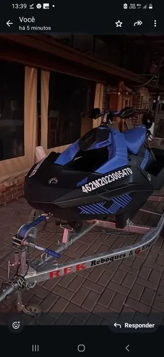 Jetski spark trixx + carreta rodoviária