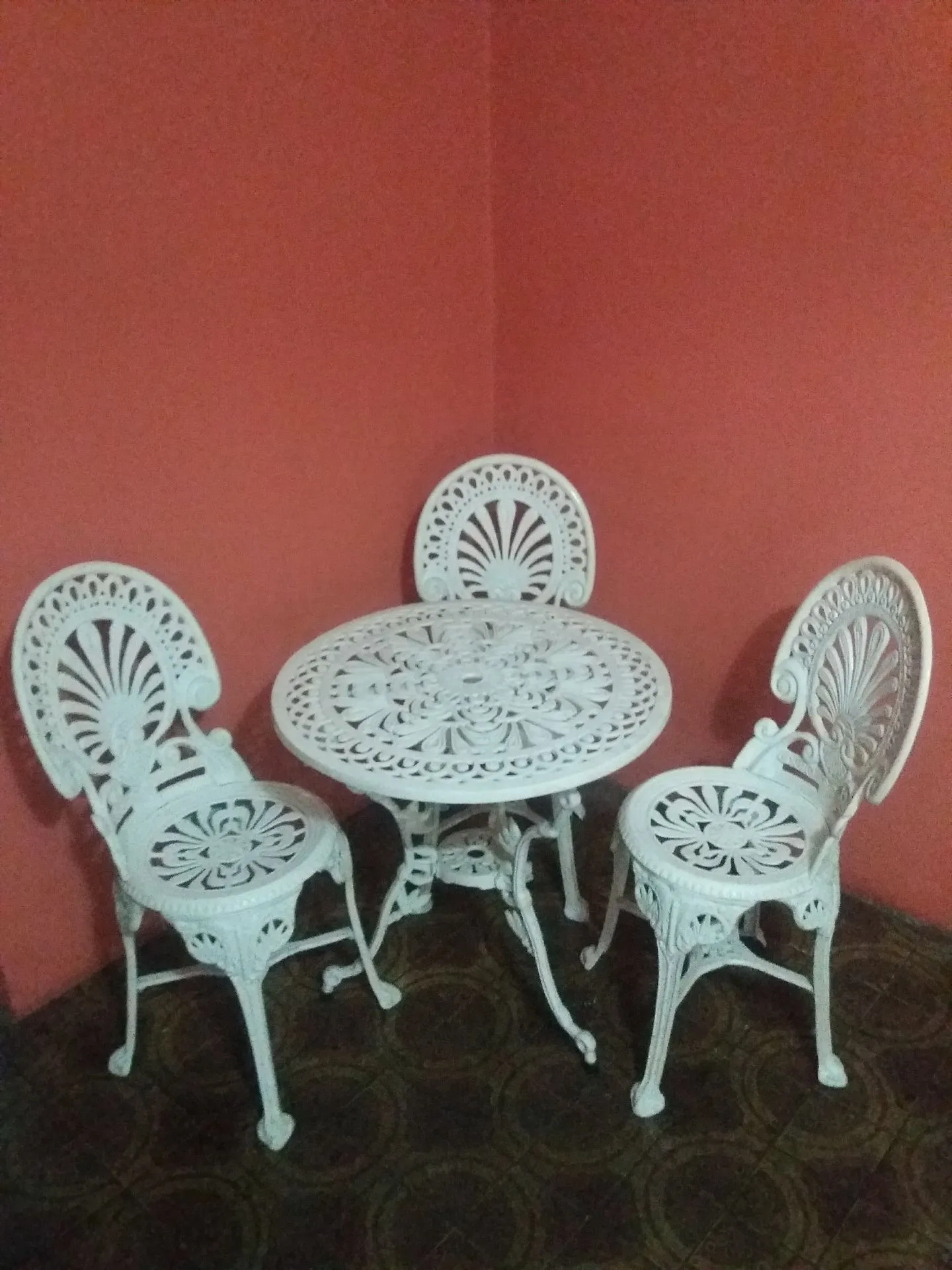 Mesa de ferro fundido Varanda / Jardim