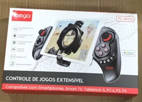 Controle Joystick Gamepad Extensível Bluetooth Ípega PG-9023S Para Celular e Tablet  - Foto 4