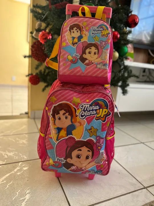 Mochila escolar Maria Clara e jota P