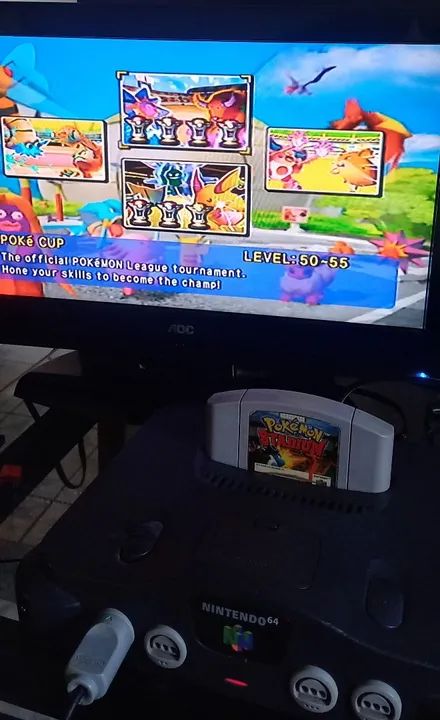 POKÉMON STADIUM JOGO ORIGINAL PARA NINTENDO 64 - Foto 5