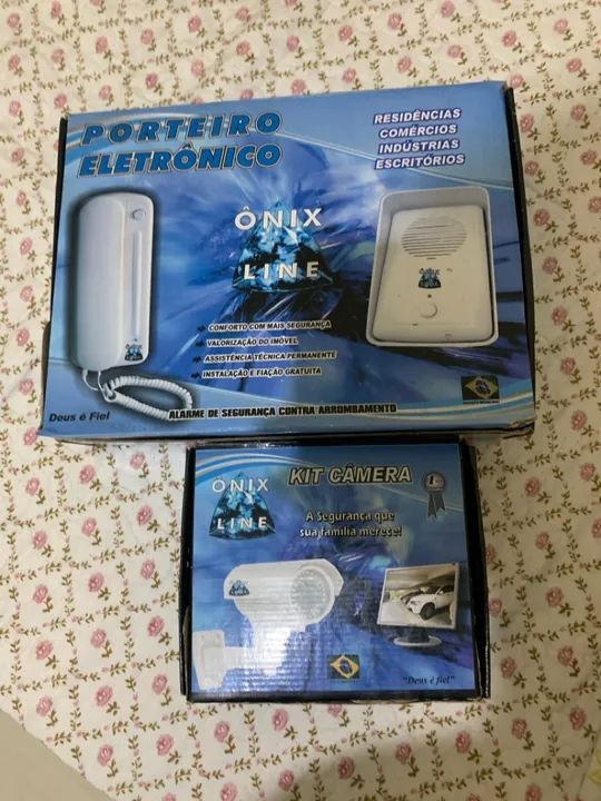 Kit Porteiro Eletrônico e Câmera de Segurança ONIX LINE