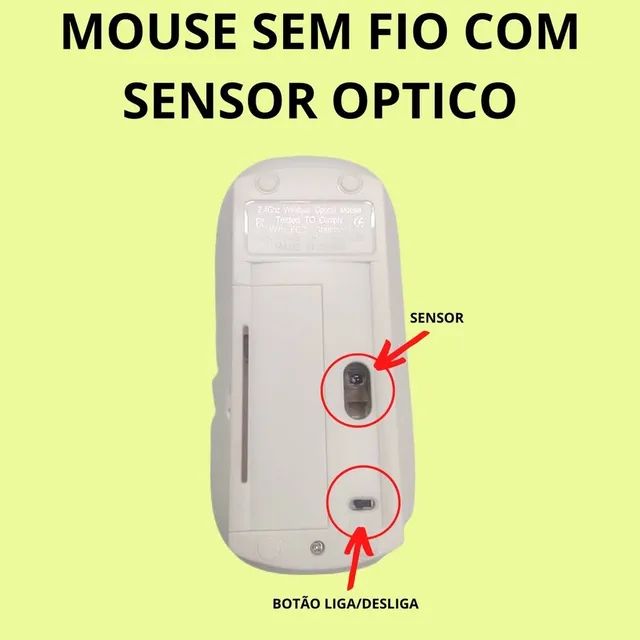Mouse sem fio bluetooth conexão rápida HRebos IF-760 - Foto 4