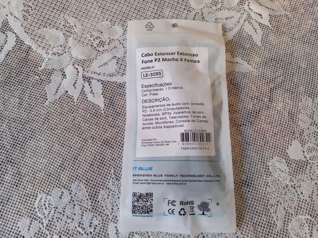 Cabo extensor fone P2 - Foto 2