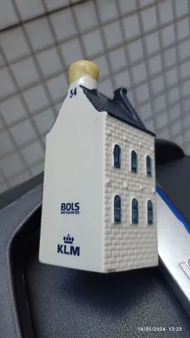 Casinha de porcelana klm n° 54 cheia Bols - Foto 2