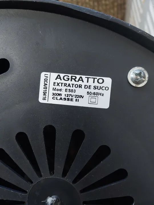 EXTRATOR DE FRUTAS AGRATTO. - Foto 2