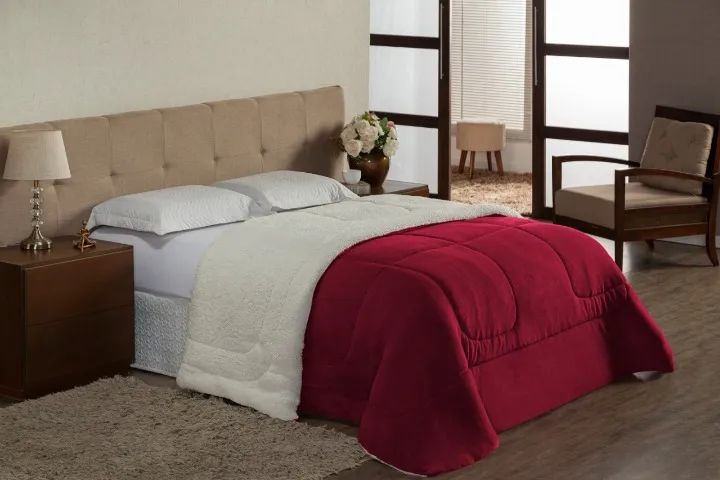 coberdrom Sherpa Pele de Carneiro tamanho queen - Foto 6