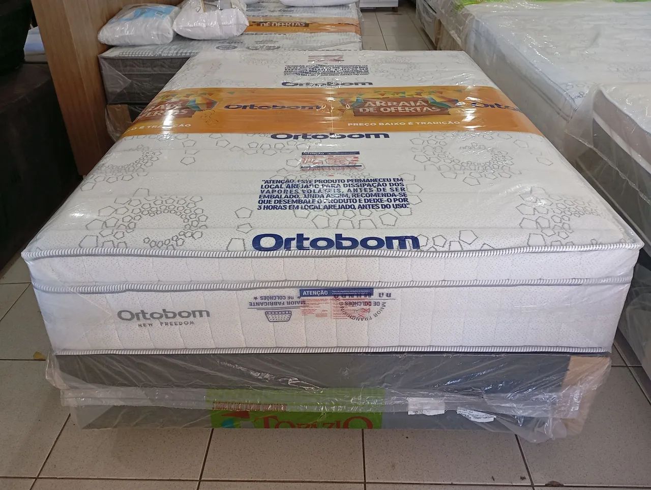Cama box casal de mola ensacada 32cm. - Foto 2