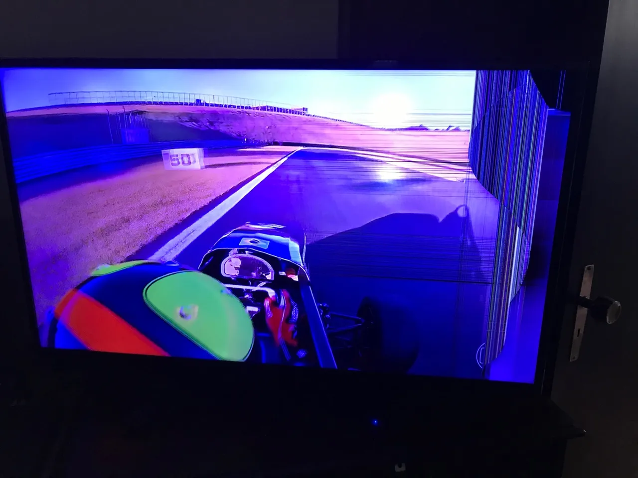TV Samsung 40 com defeito