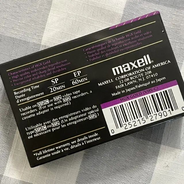 Videocassete Maxwell HGX-Gold TC-20 VHS(C) lacrado - Novo Lacrado - Foto 6