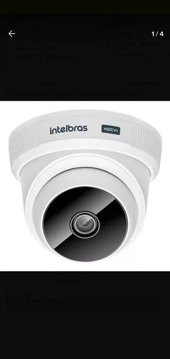 Câmera Dome Com Alta Resolução Vhc 1120 D Intelbras