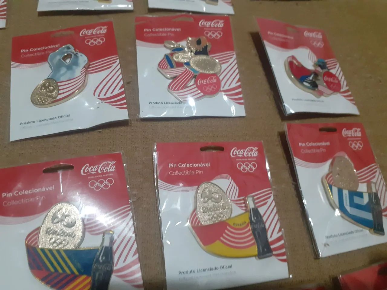 Pins Coca-Cola Rio 2016 - novos 23 pins - Foto 4