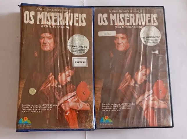 VHS Duplo Dublado Os Miseráveis (1982)