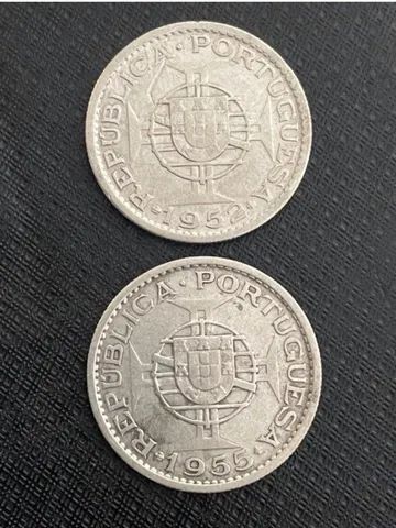 Moedas de prata - República Portuguesa / Angola 