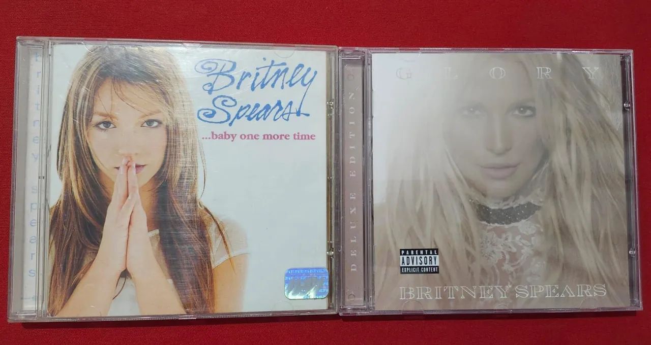 CDs da Britney Spears: Baby One More Time e Glory - Imperdíveis para fãs!