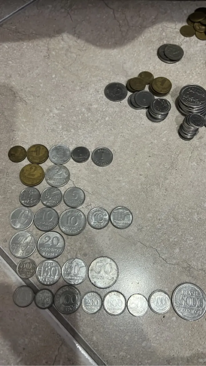 Moedas Brasileiras Antigas - Coleção Cruzeiro