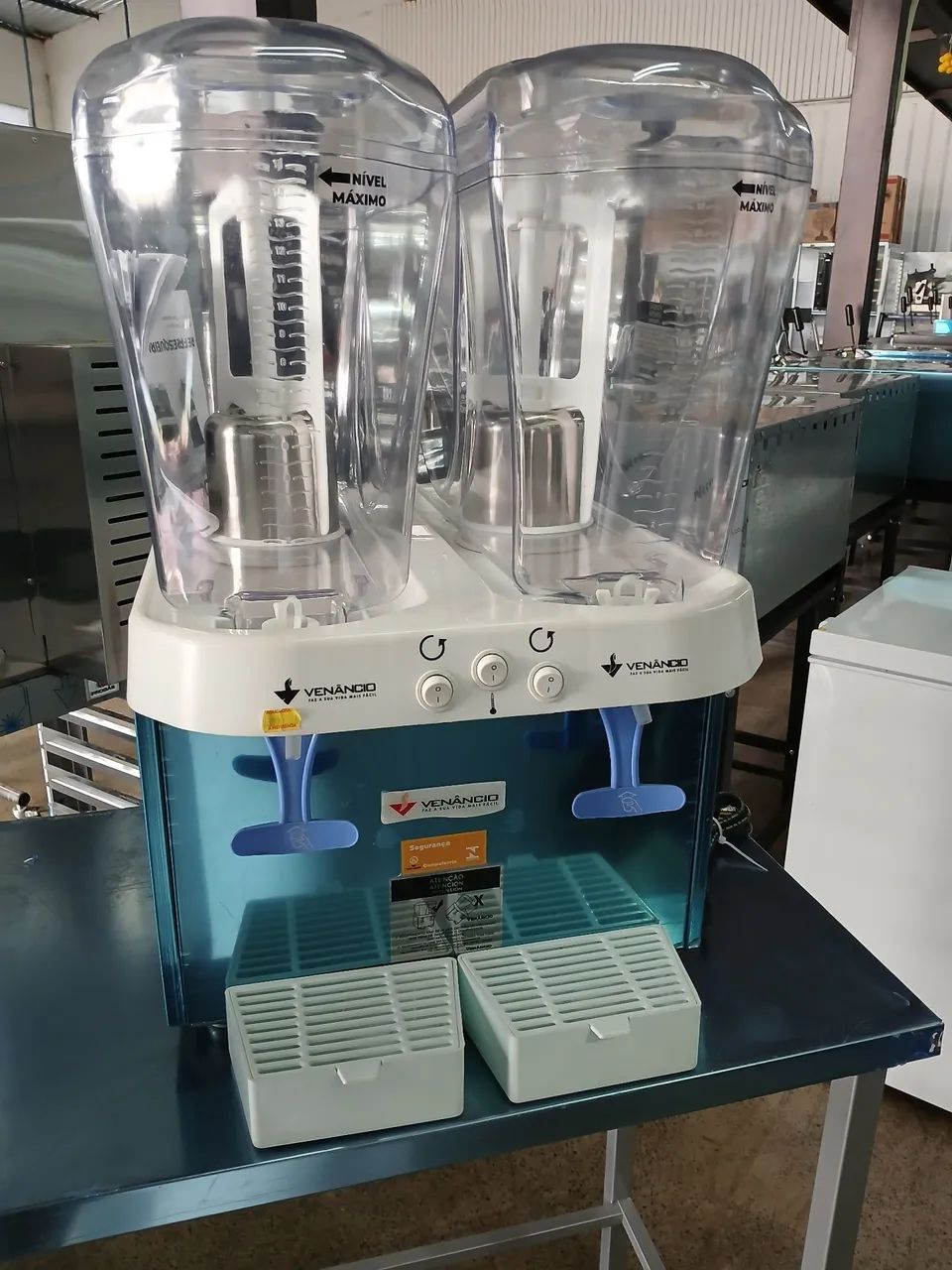 Refresqueira Inox 2 Cubas 16 Litros cada para Suco - Foto 4