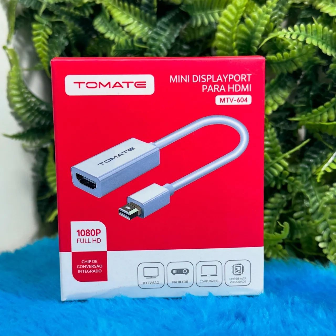 Adaptador Mini DisplayPort para HDMI 1080P Full HD
