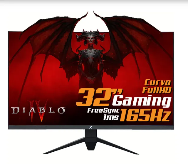 Monitor Gamer SuperFrame Precision Ultra Curvo, 31.5 Pol