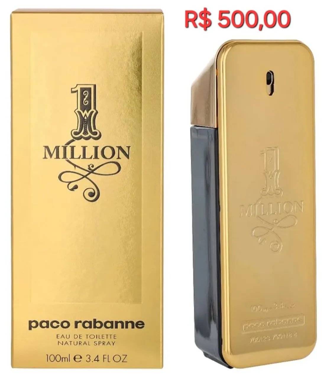 Perfume Paco Rabanne 1 Million 100ml Masculino