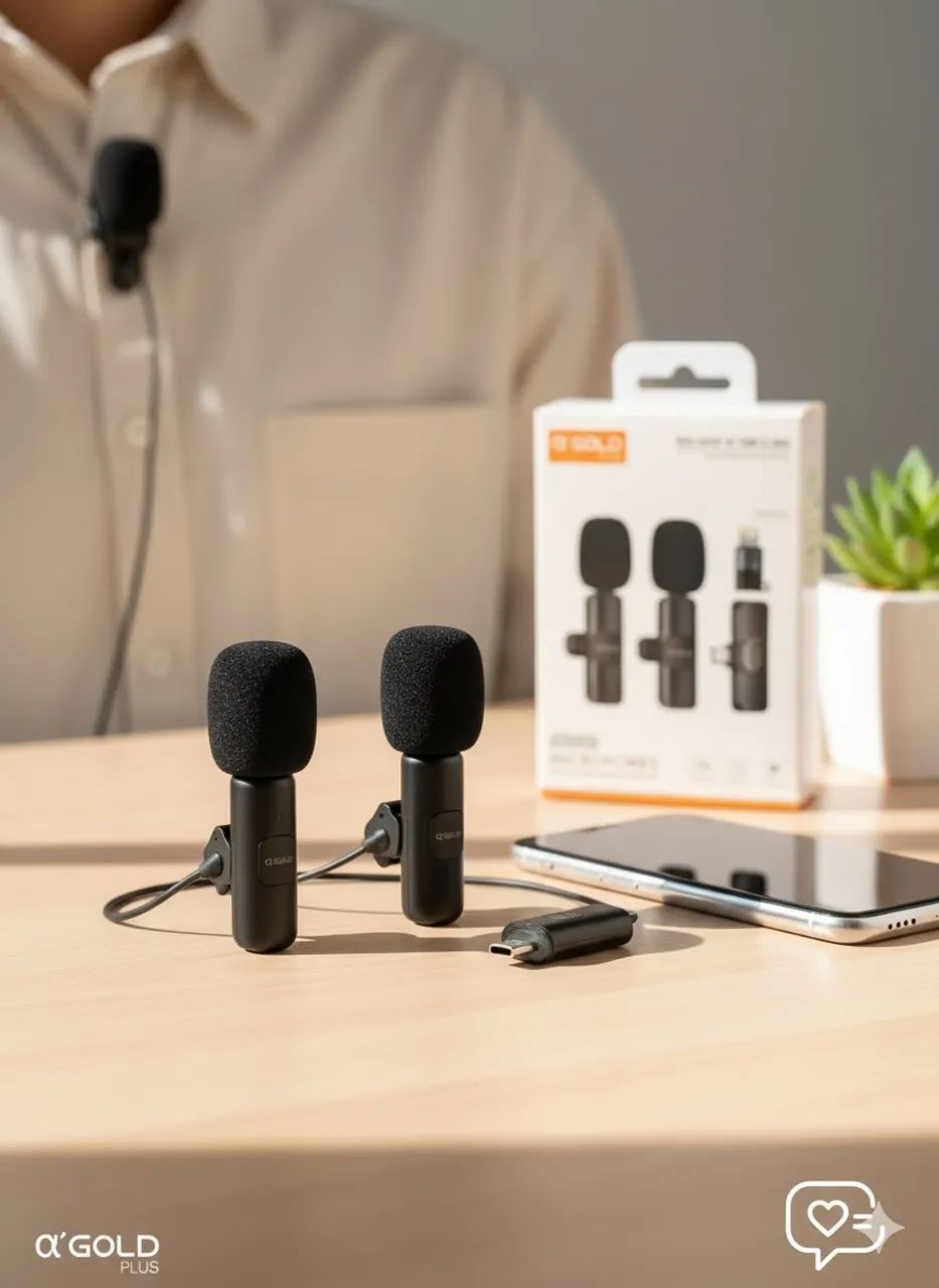 MICROFONE DE LAPELA SEM FIO65082085353347120