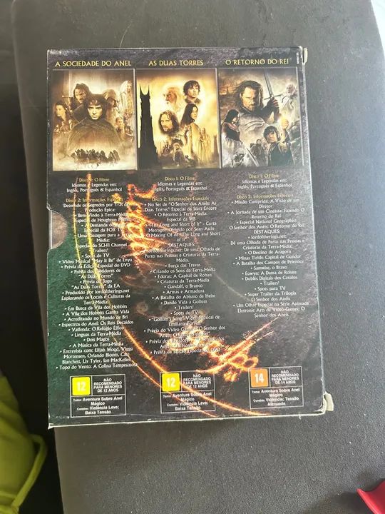 O Senhor dos Anéis - Trilogia Completa (DVD) - Foto 4