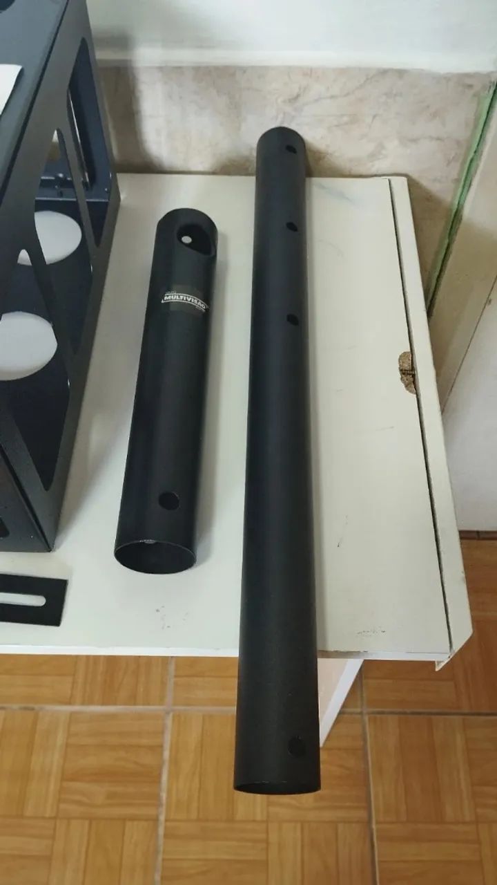 Suporte de Teto para Projetor Gaiola - Reforçado e Ajustável Preto - Foto 4