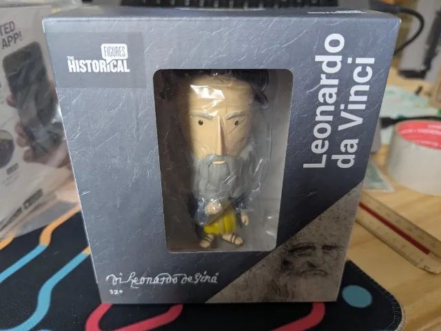 Leonardo Da Vinci - Colecionável - Boneco Decorativo 