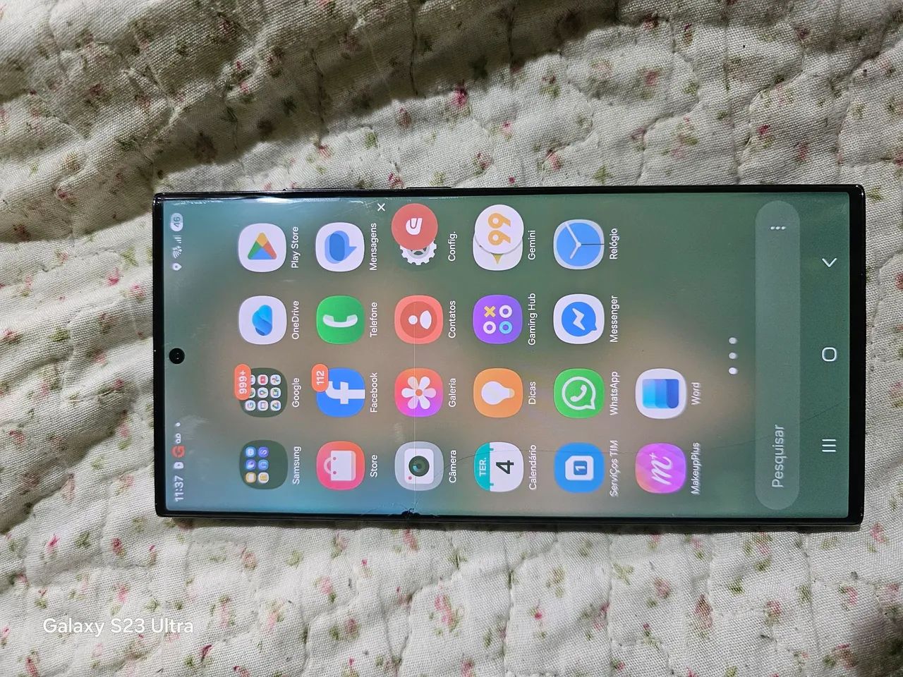 S23 ultra 256gb 12gb ram (touch perfeito mas imagem nao está 100%)