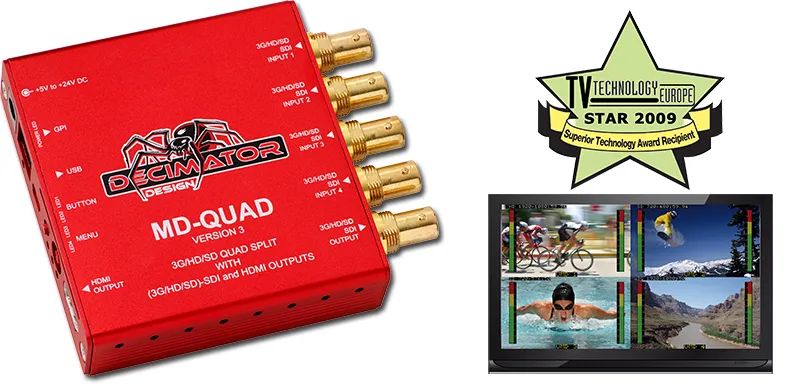 DECIMATOR MD-QUAD 3G/HD/SD-SDI  - Foto 2