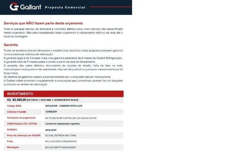 Câmara fria 3 x 8 x 2,54 NOVA apenas 8 meses de uso - PIR 120mm - DESMONTADA - Foto 6