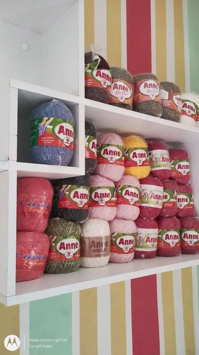 Fio para crochê Anne - Diversas cores